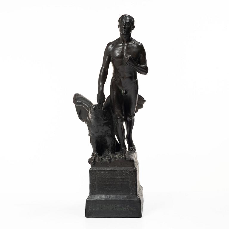 Alfred Ohlson, Athlete with Eagle.