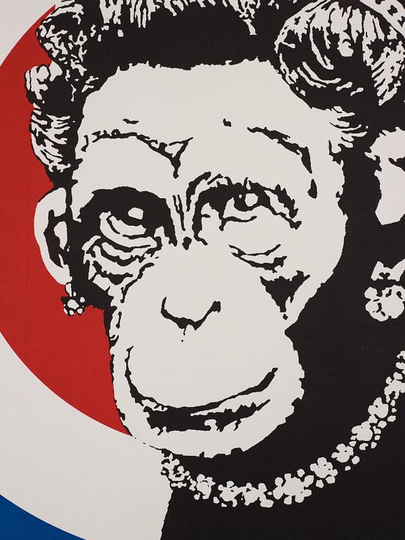 Banksy, "Monkey Queen".