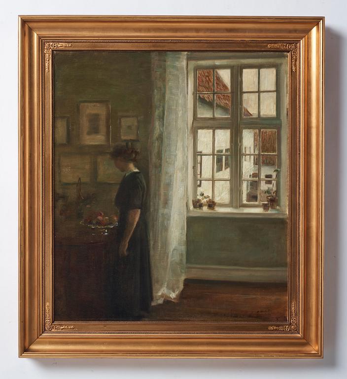 Carl Holsoe, Kvinna vid fönster.