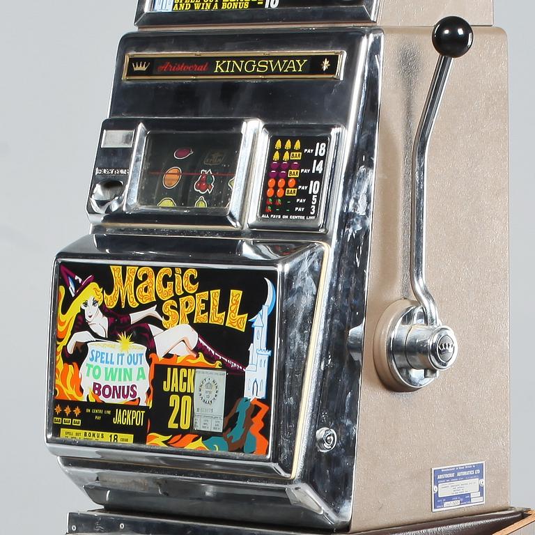 SPELAUTOMAT, sk kallad Enarmad Bandit, "Aristocrat Kingsway", 1900-talets andra hälft.