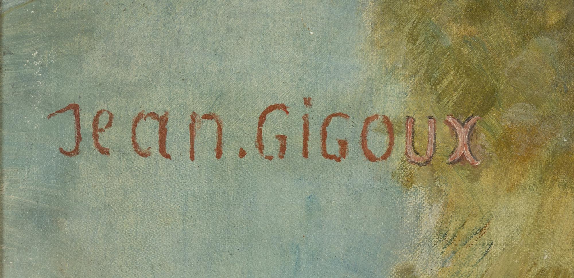Jean-François Gigoux, oil on canvas, signed.