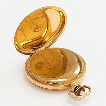 Longines, pocket watch, hunter, 50.5 mm.