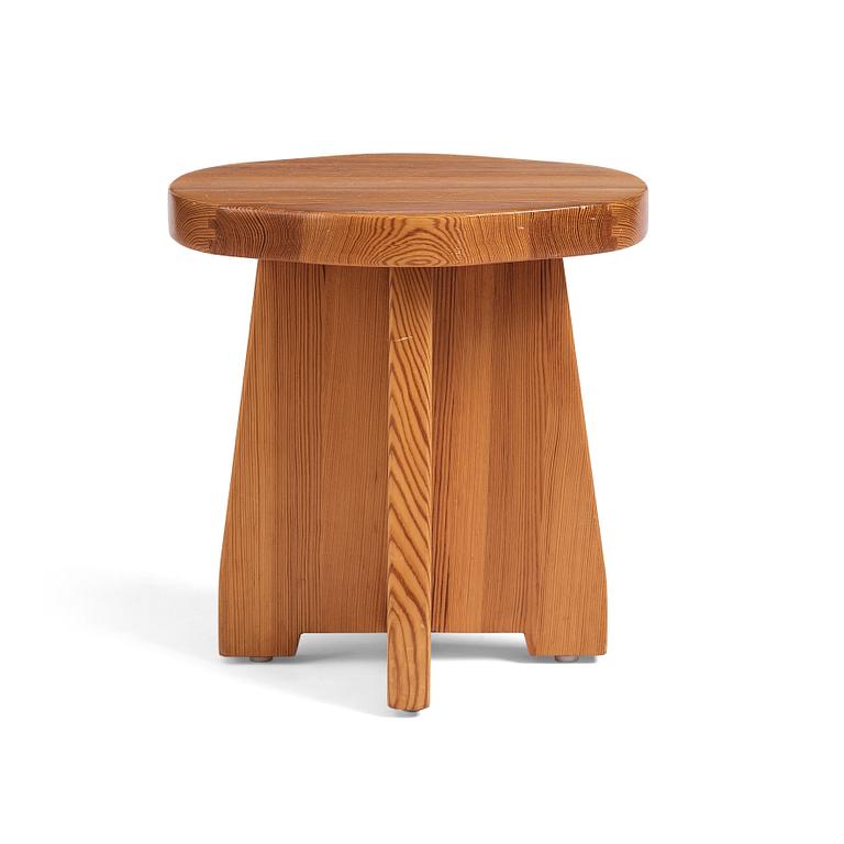David Rosén, a pine stool 'Berga', Nordiska Kompaniet, Sweden 1930-1940s.