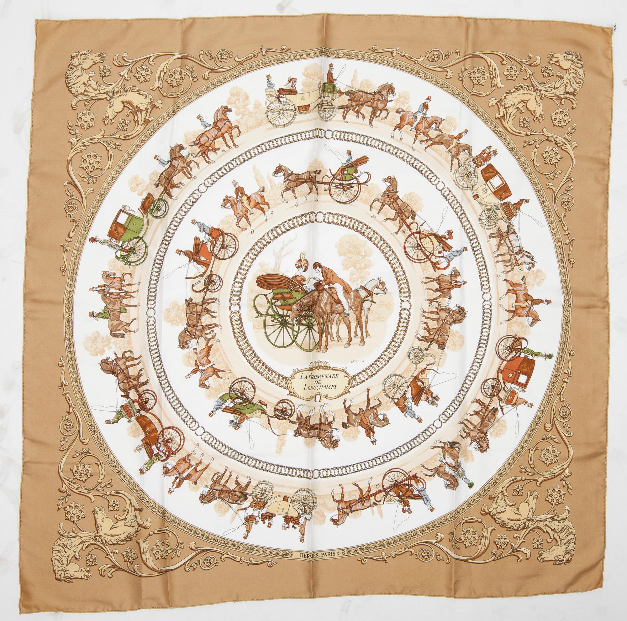 SCARF, "La Promenade de Longchamps", Hermès.