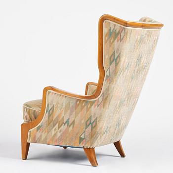 Elias Svedberg, a rare "Eftermiddag" (Afternoon) armchair, Nordiska Kompaniet, Sweden, ca. 1937.