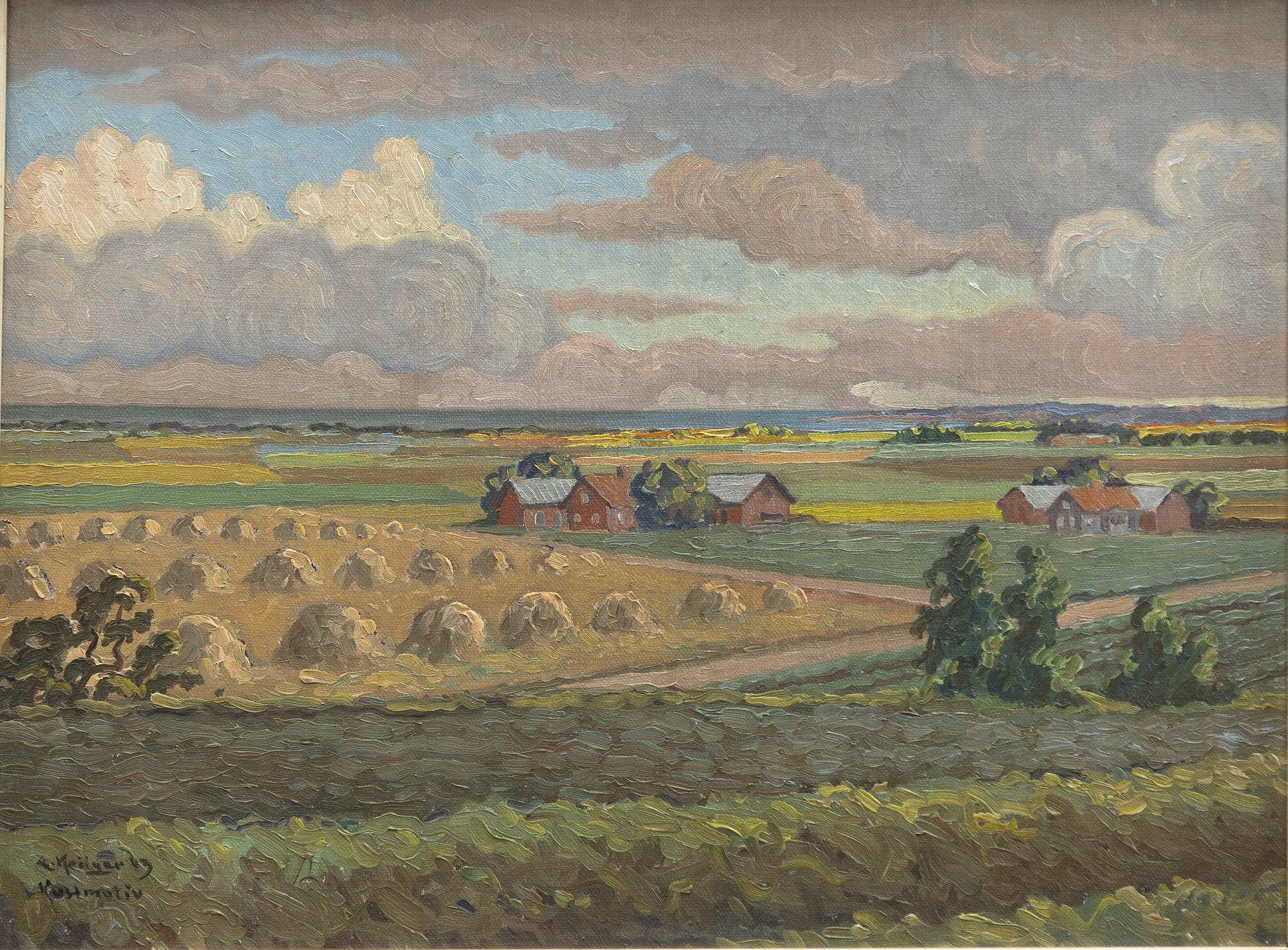 Einar Krüger, "Kustmotiv”.