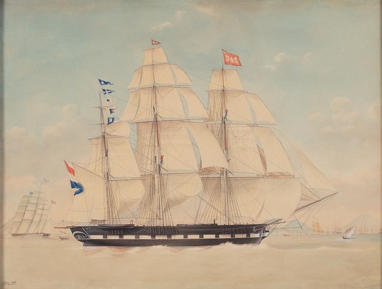 Jacob Spin, The Full-Rigged Ship "Doctrina et Amicitia".