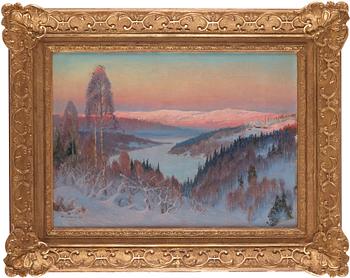 Anshelm Schultzberg, Winter landscape.