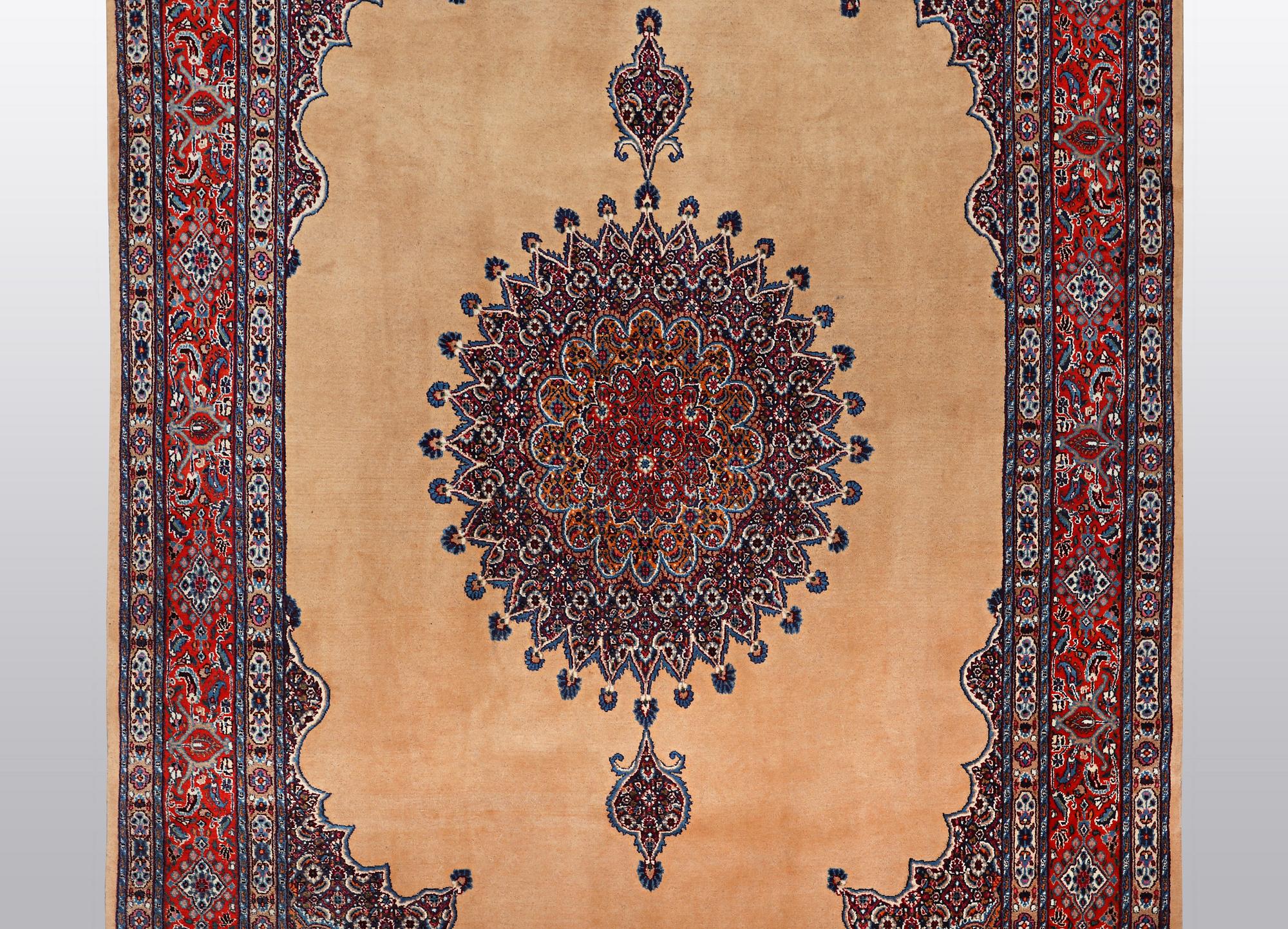 A carpet, Moud, ca 327 x 215 cm.