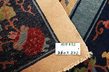 A carpet, old/semiantique, China, ca. 360 x 272 cm.