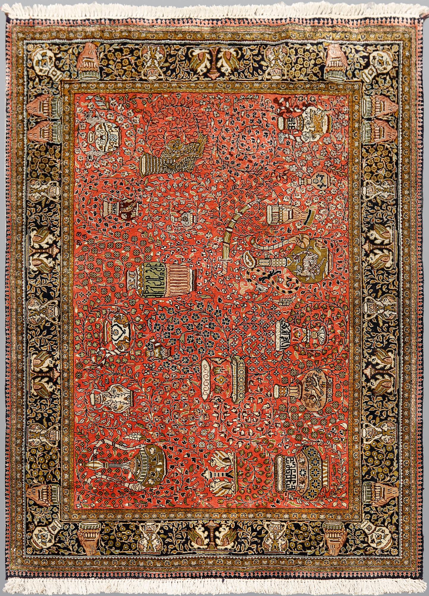 Matta, Figural Sike Ghom ca 157 x 111 cm.