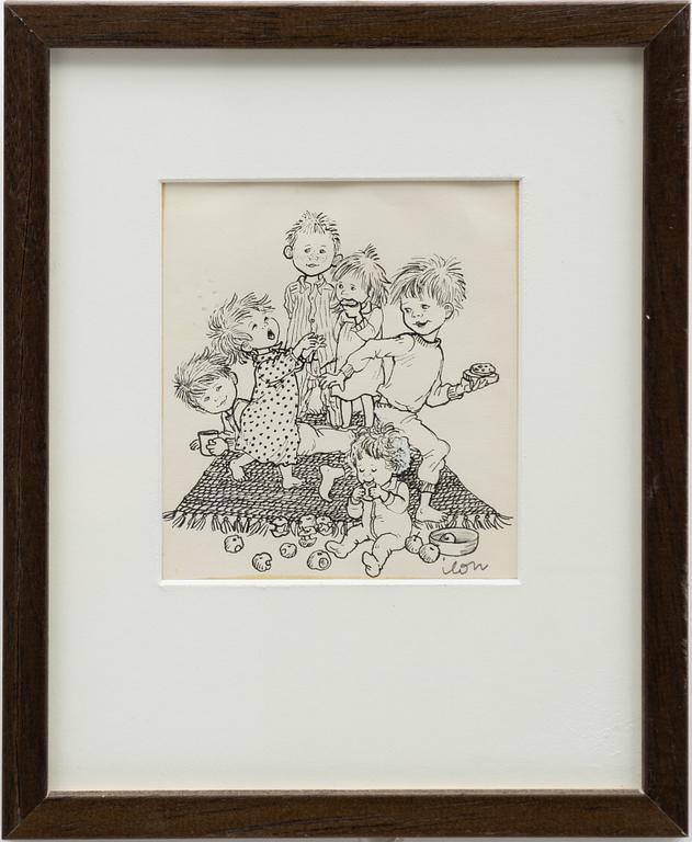Ilon Wikland, Playing Children.