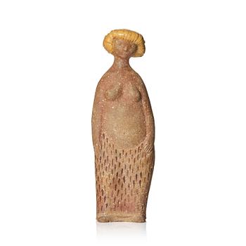 Stig Lindberg, ’Lilla Eva', a stoneware figurine, Gustavsberg studio, Sweden 1940-50s.