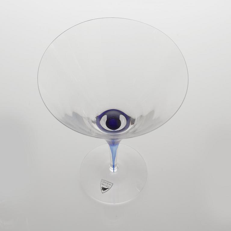ERIKA LAGERBIELKE, 25 delar, glas, "Intermezzo", Orrefors, sent 1900-tal.