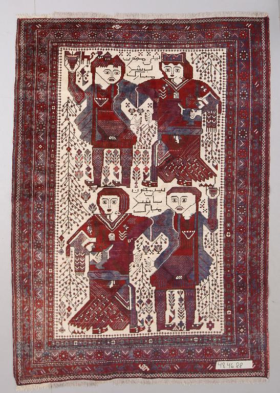 MATTA, orient. Ca 230 x 165 cm.
