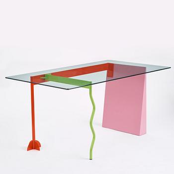 Peter Shire, a "Peninsula" table, Memphis, Italy, post 1982.