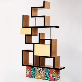 Ettore Sottsass, a "Max" bookcase, Memphis, Italy, post 1987.