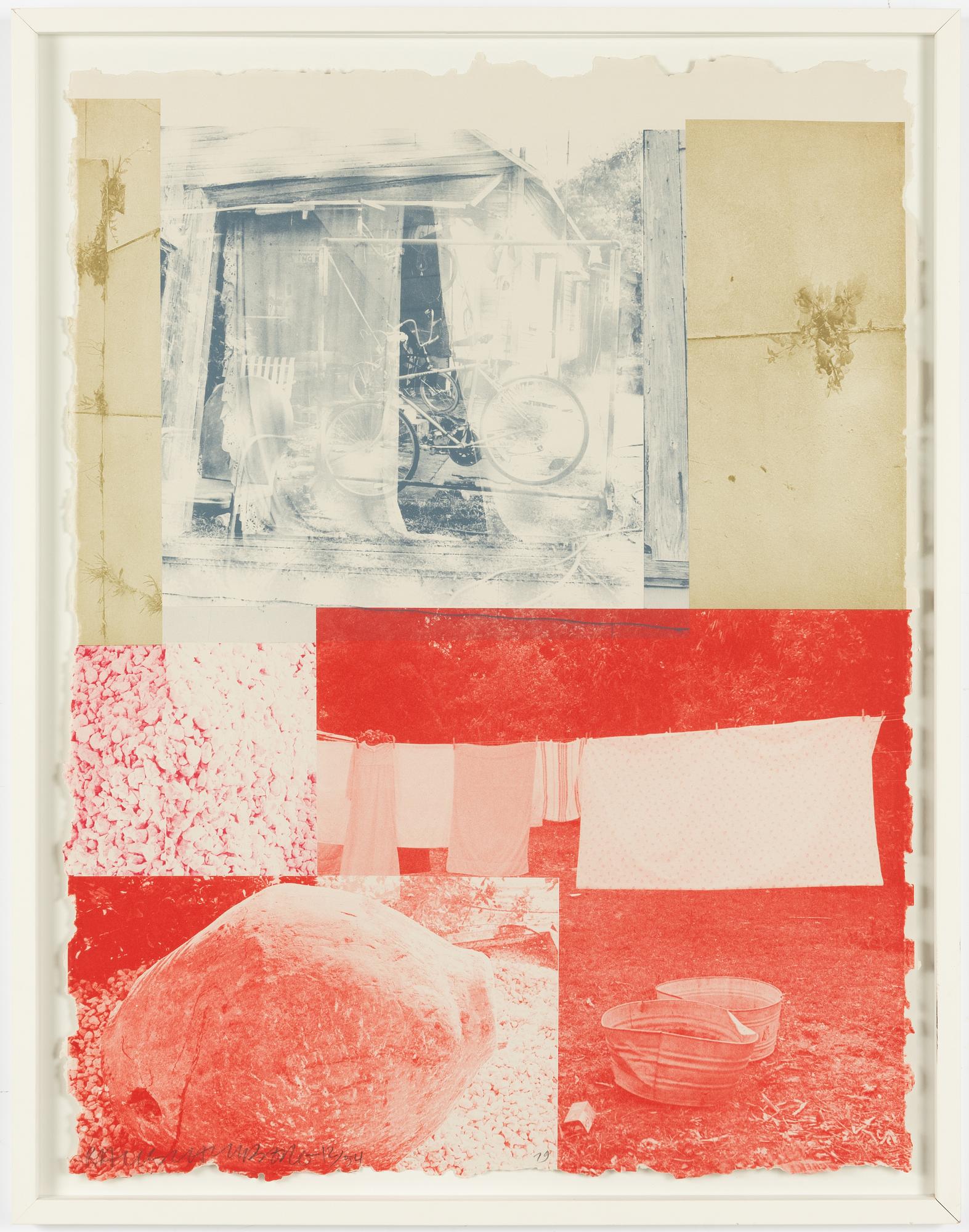Robert Rauschenberg, "Rose Bay" from Rockery Mounds.