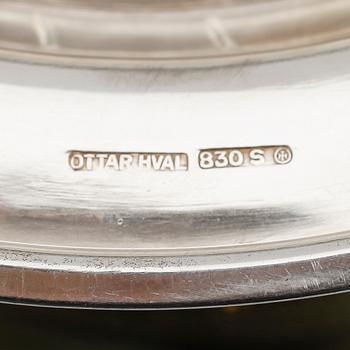 BÅLSKÅL, silver (830), Ottar Hval, Norge. Vikt ca 1248 gram.