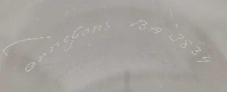 SKÅLAR, 2st, glas, Sofiero, Gunnar Cyrén, Orrefors, 1900-talets andra hälft.