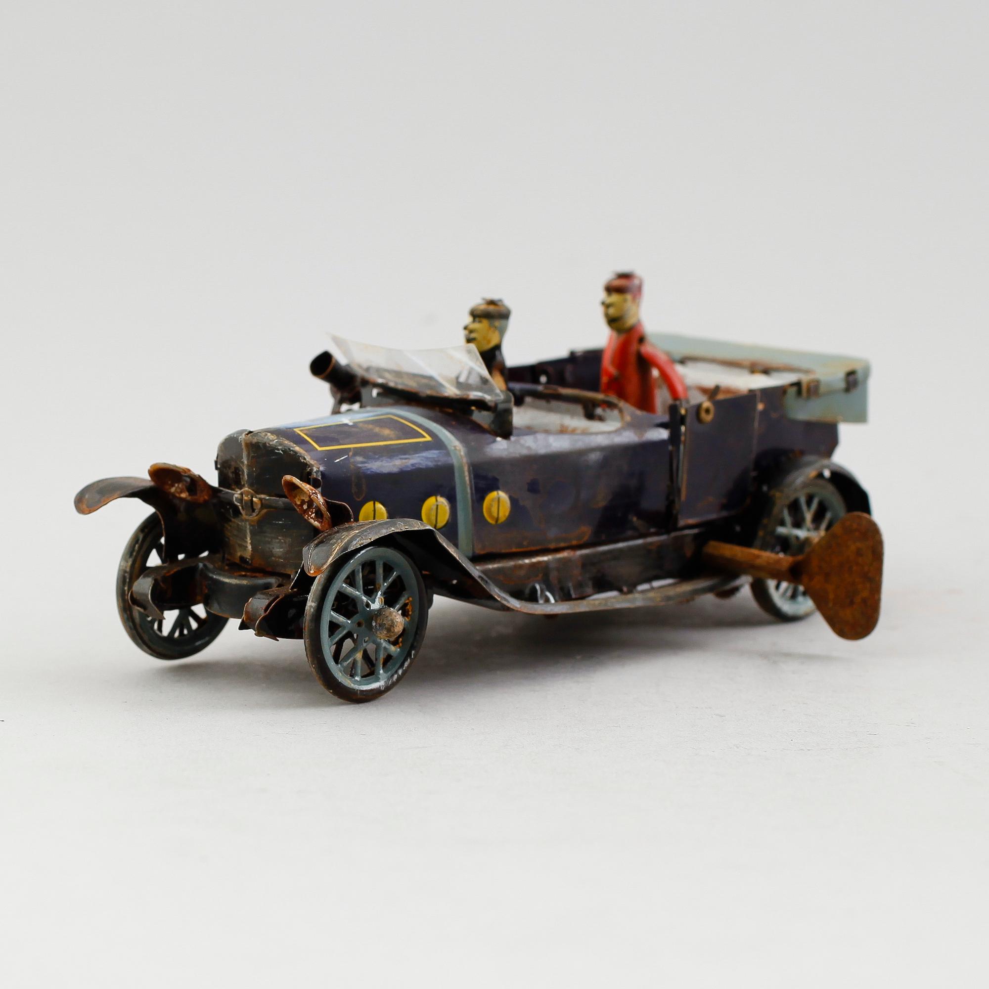 LEKSAK, plåtbil, Mettoy, England, 1900-talets mitt.