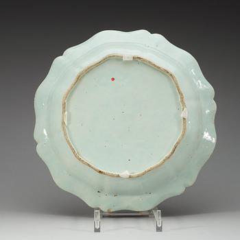 A blue and white charger, Qing dynasty, Qianlong (1736-95).