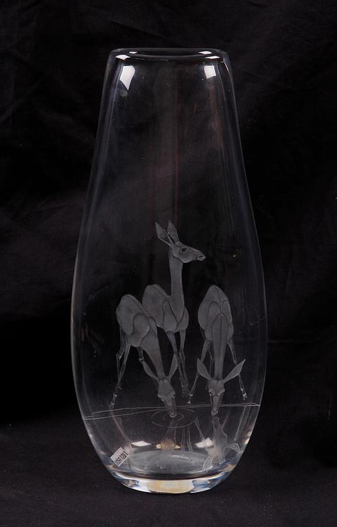 VAS, glas, Vicke Lindstrand Kosta.