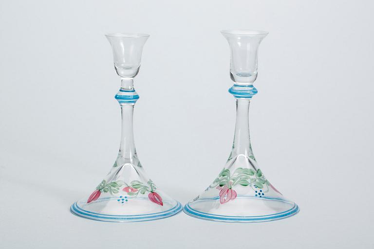 SERVISDELAR, 14 st, glas, Orrefos "Maja", Eva Englund.