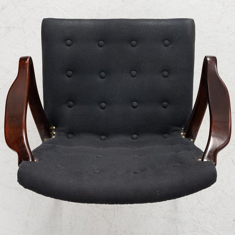 Axel Larsson, a model 1208 armchair, Svenska Möbelfabrikerna Bodafors.