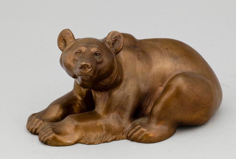 OKÄND KONSTNÄR, skulptur, brons, sign.