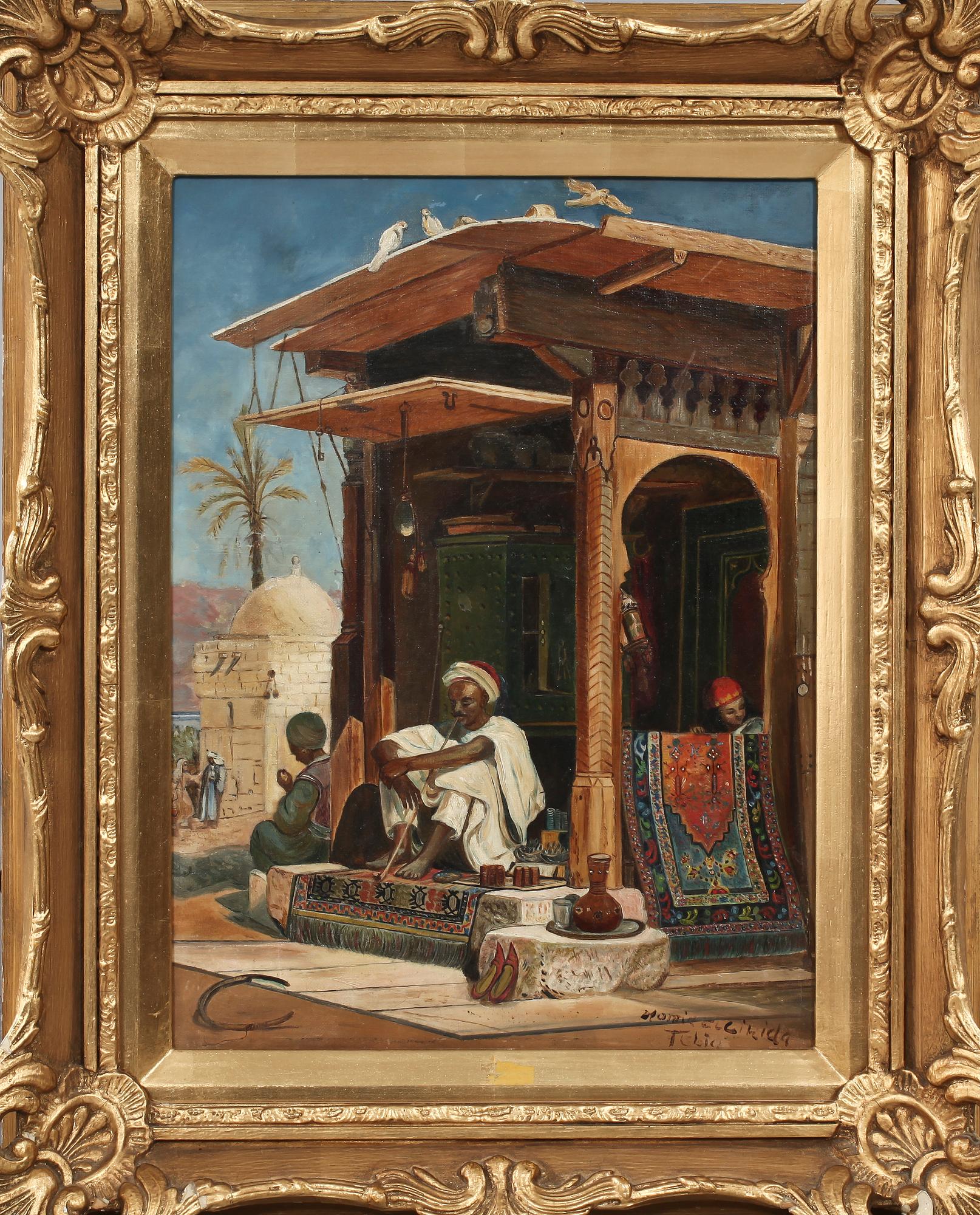 OKÄND KONSTNÄR, olja på duk, sign, 1900-tal.