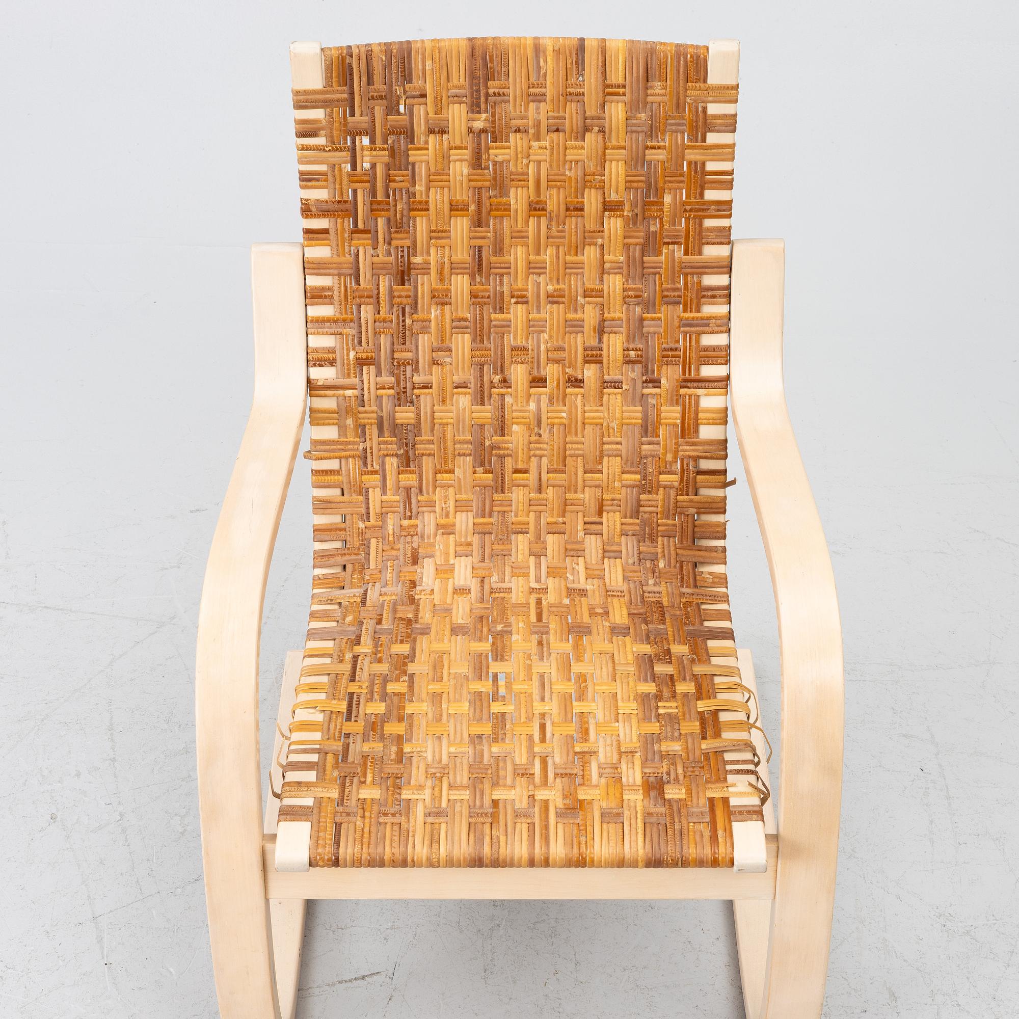 Alvar Aalto, fåtölj, modell 406, Artek, 1900-talets andra hälft.