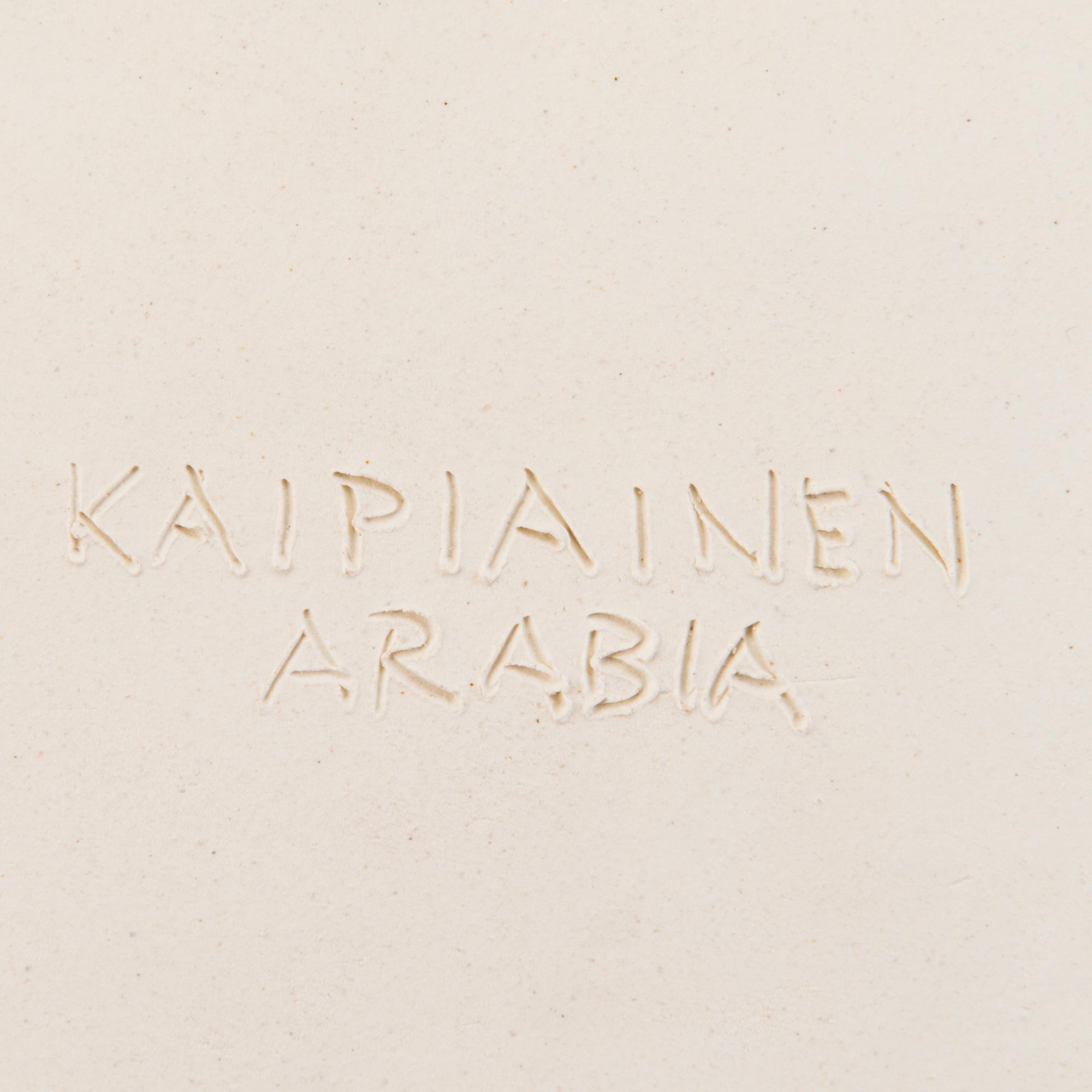 BIRGER KAIPIAINEN, a ceramic bowl, signed Kaipiainen Arabia.