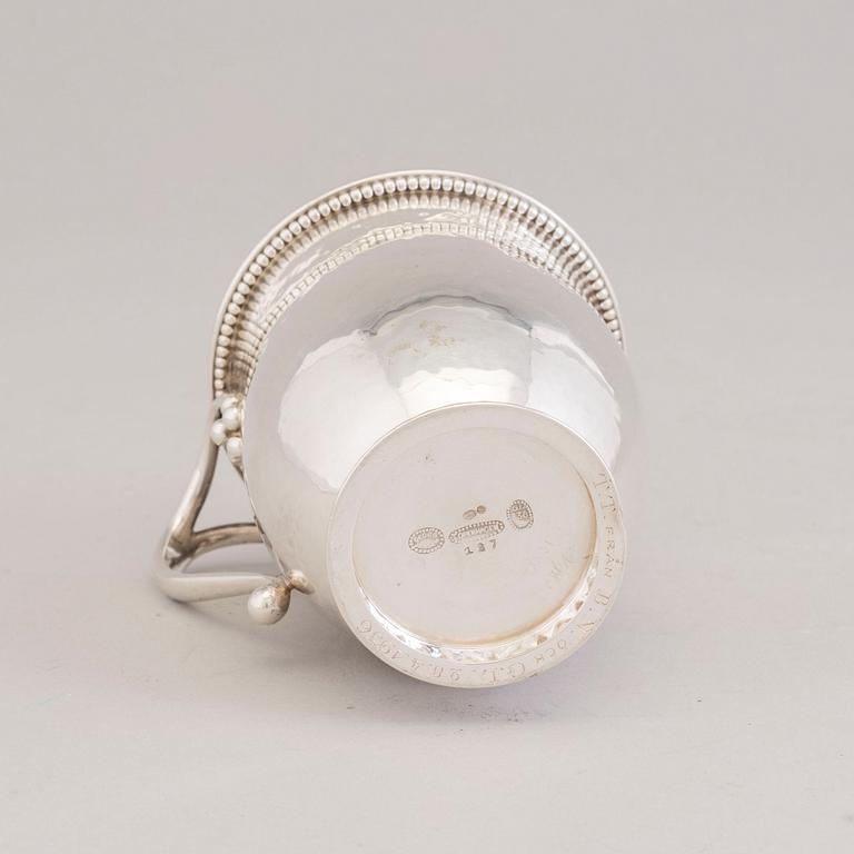 A silver mug by Georg Jensen, model 127, Copenhagen 1920/30's.