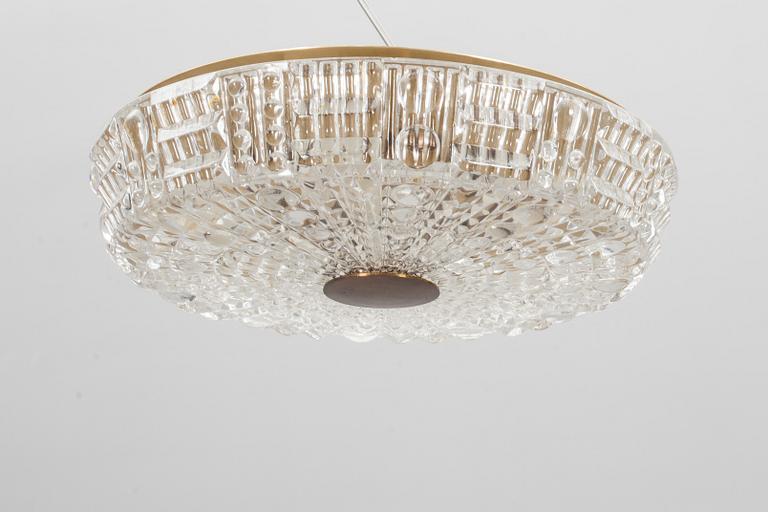 TAKLAMPA/PLAFOND, Carl Fagerlund, Orrefors, 1900-talets andra hälft.
