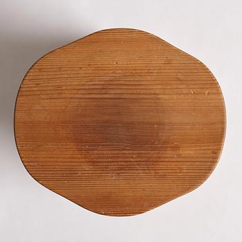 David Rosén, a pine stool 'Berga', Nordiska Kompaniet, Sweden 1930-1940s.