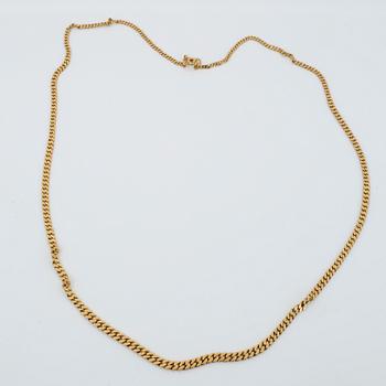 COLLIER, 18K guld, Sverige, troligen 1900-talets andra hälft . Vikt ca 7,70 g.