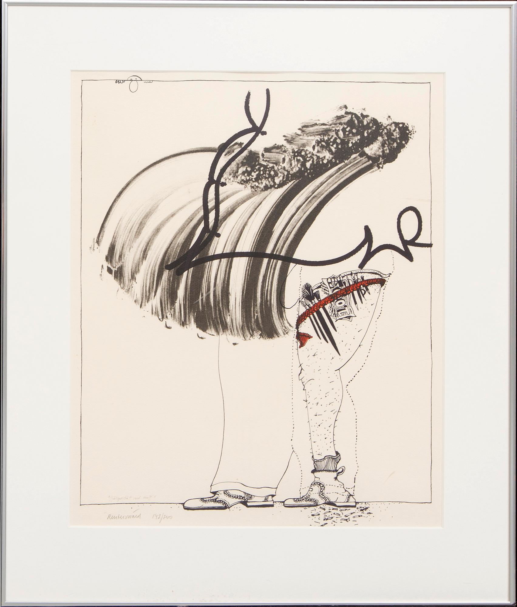 Carl Fredrik Reuterswärd, , färglitografi signerad och numrerad 142/200.