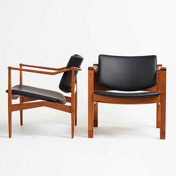 William Watting, a pair of armchairs, Denmark 1960's.