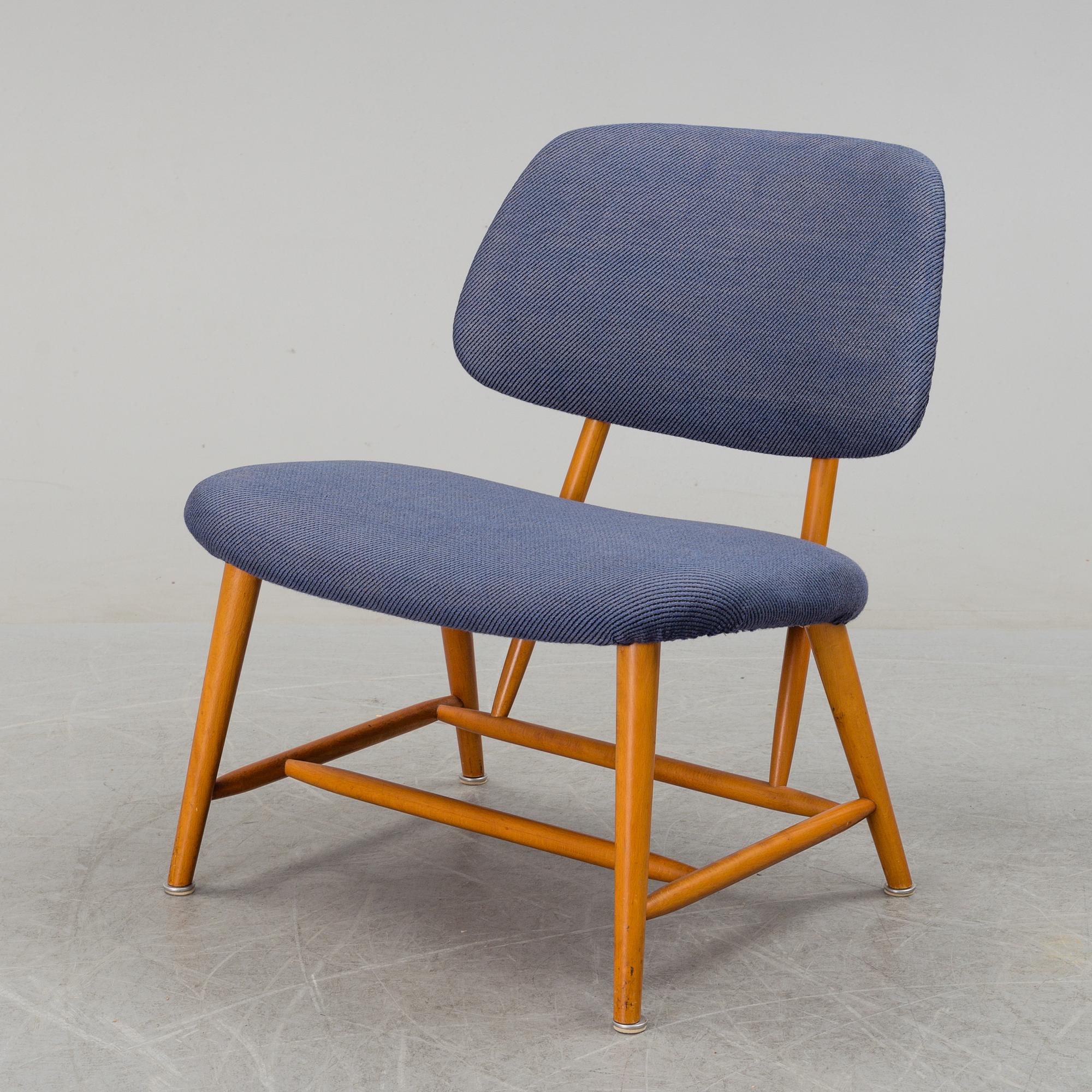 A 'Te-Ve' easy chair by Alf Svensson, Ljungs Industrier, Sweden.
