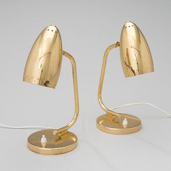 A SET OF TWO TABLE- OR WALL LAMPS. Manufactured by Itsu, 1950s.