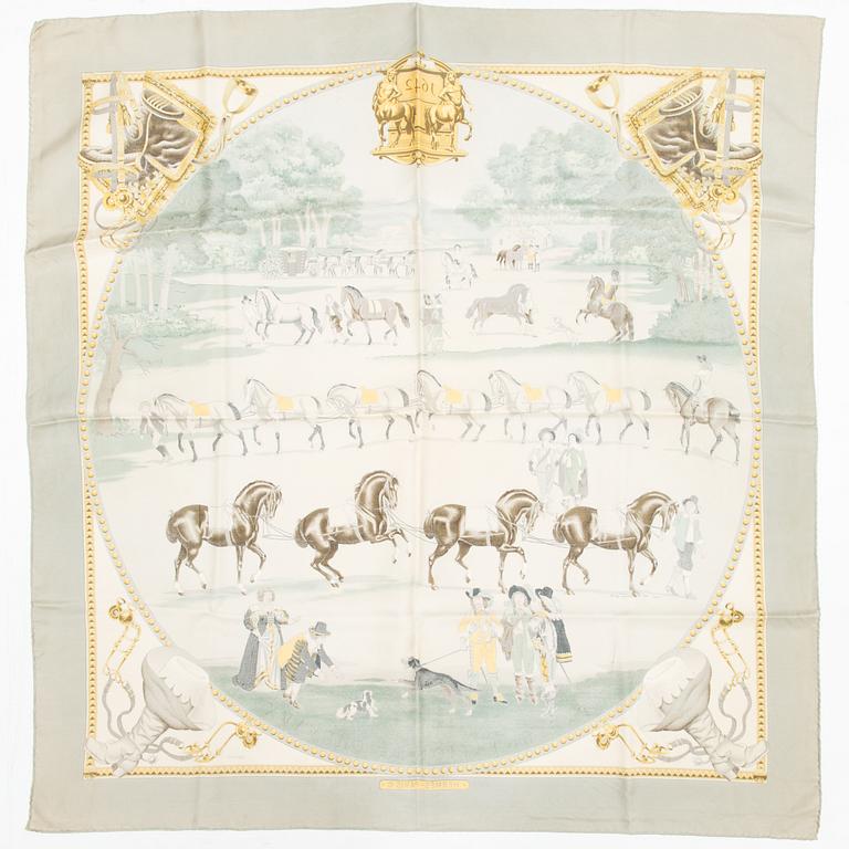 Hermès, 'Présentation de chevaux', scarf.