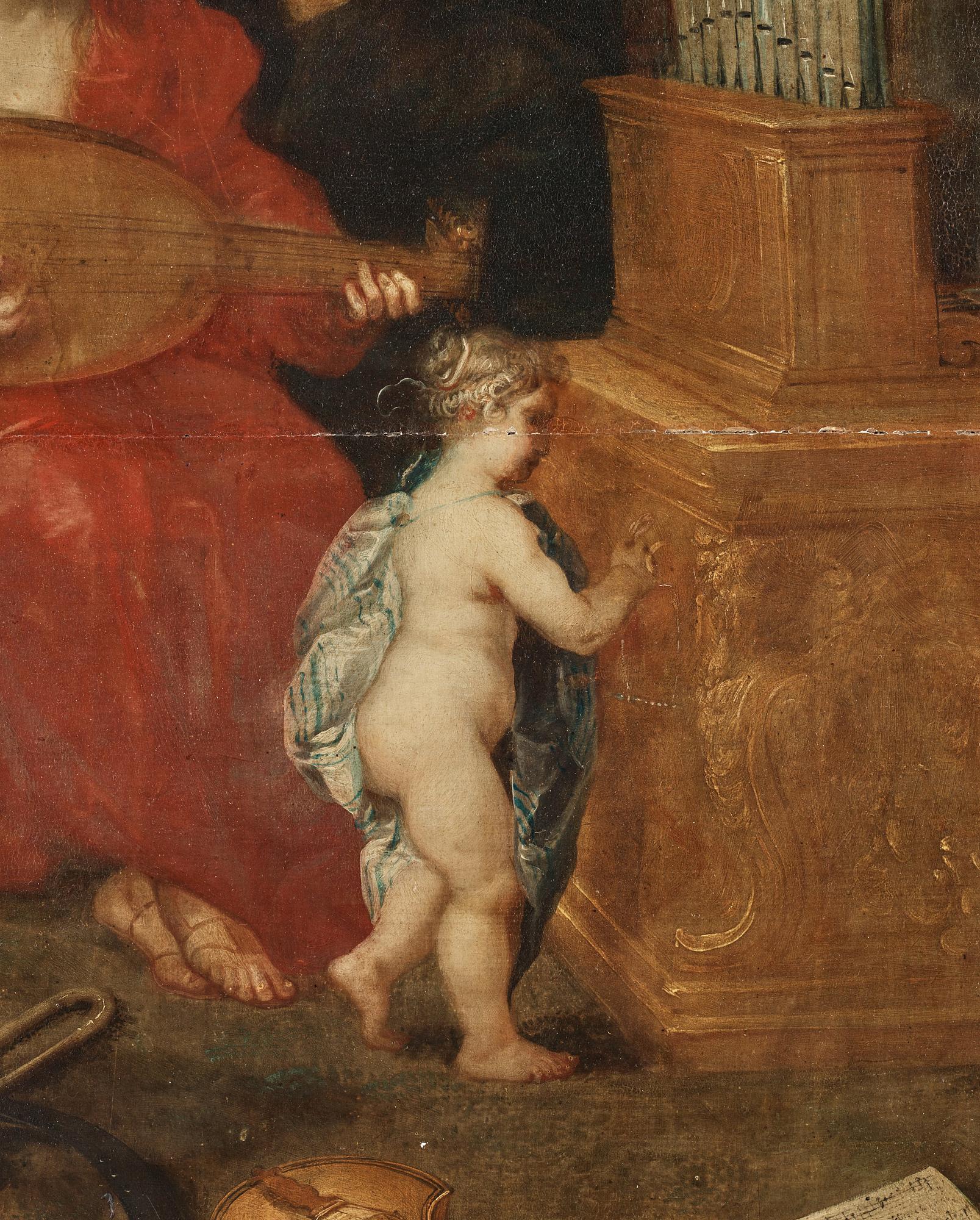 Hendrick van Balen och Jan Brueghel den äldre, tillskriven. Minerva besöker de nio muserna.