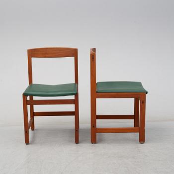 A set of six 'Corona' chairs by Lennart Bender, Illum Bolighus.