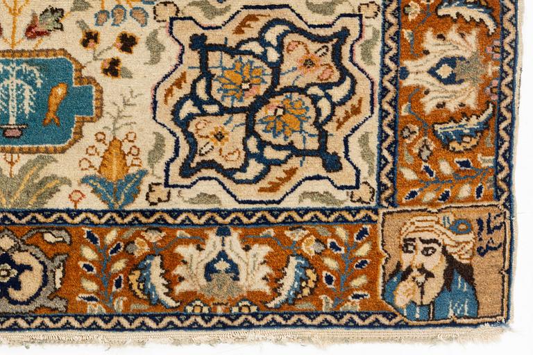 Carpet, signed, ca 150 x 100 cm.