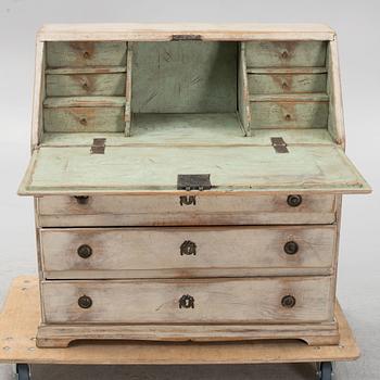 Sekretär, 17/1800-tal.