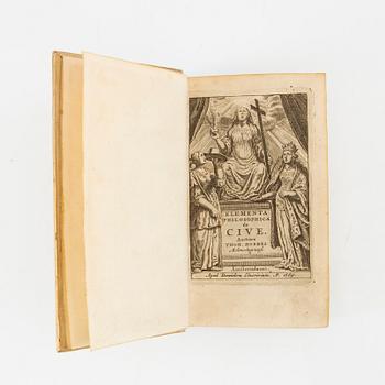 Thomas Hobbes, bok, Elzevier Amsterdam 1669.