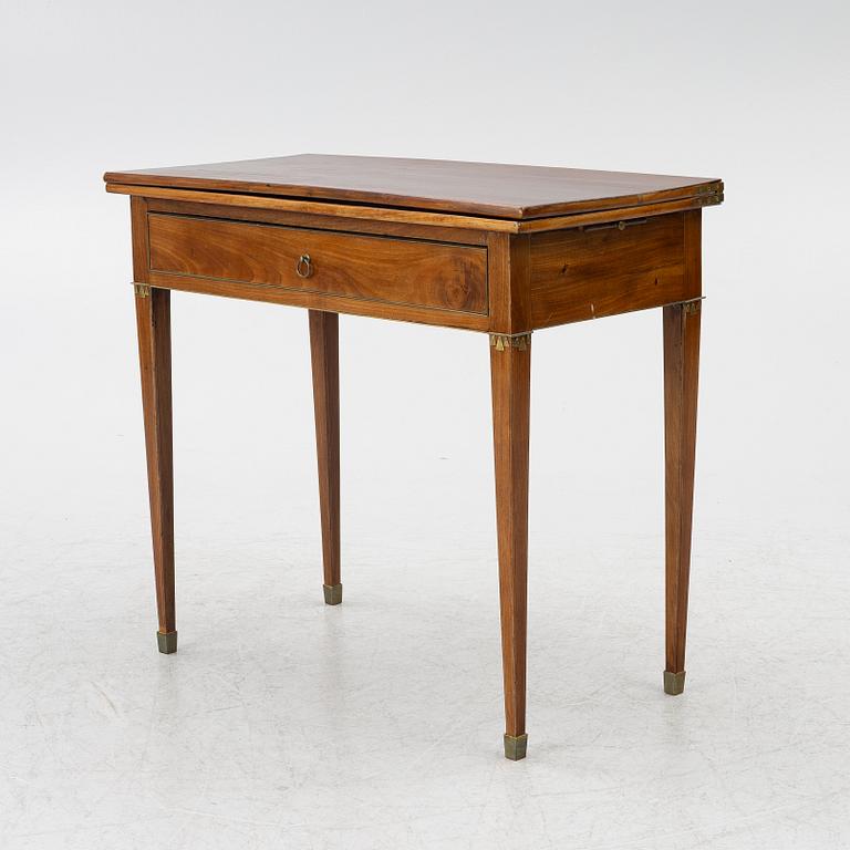 Game table, 18th century, Late Gustavian.