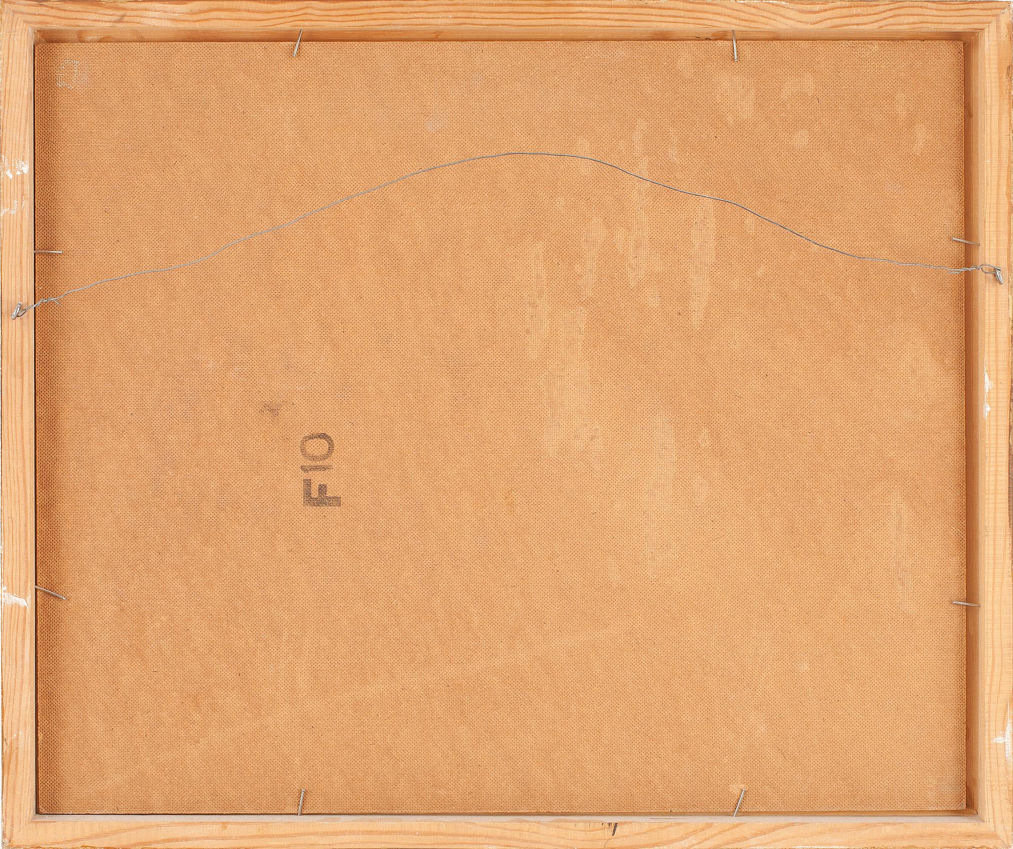 TAGE HEDQVIST, olja på pannå, sign o dat. -60.