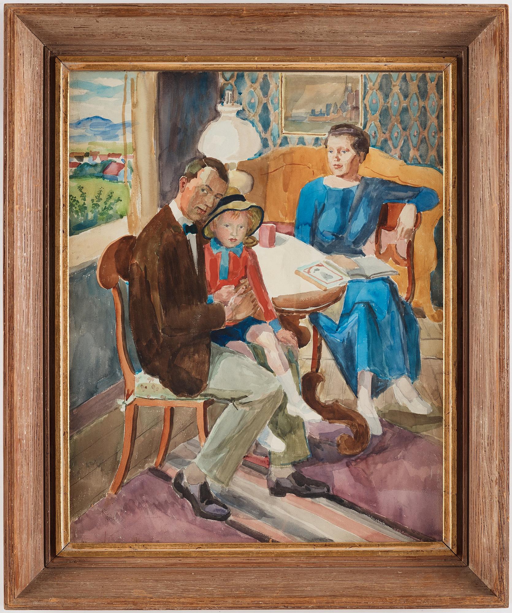 Arvid Fougstedt, A family portrait.